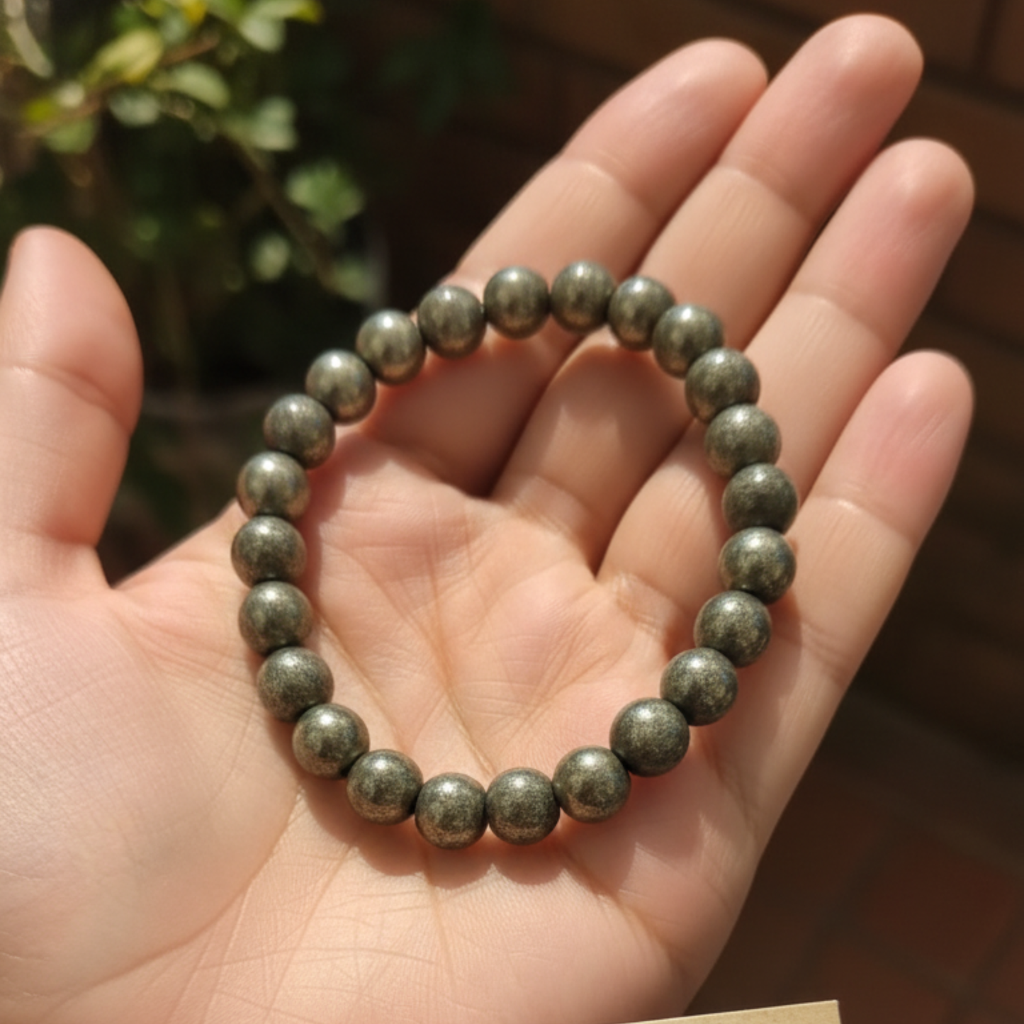 Original Pyrite Bracelet For Wealth and Protection
