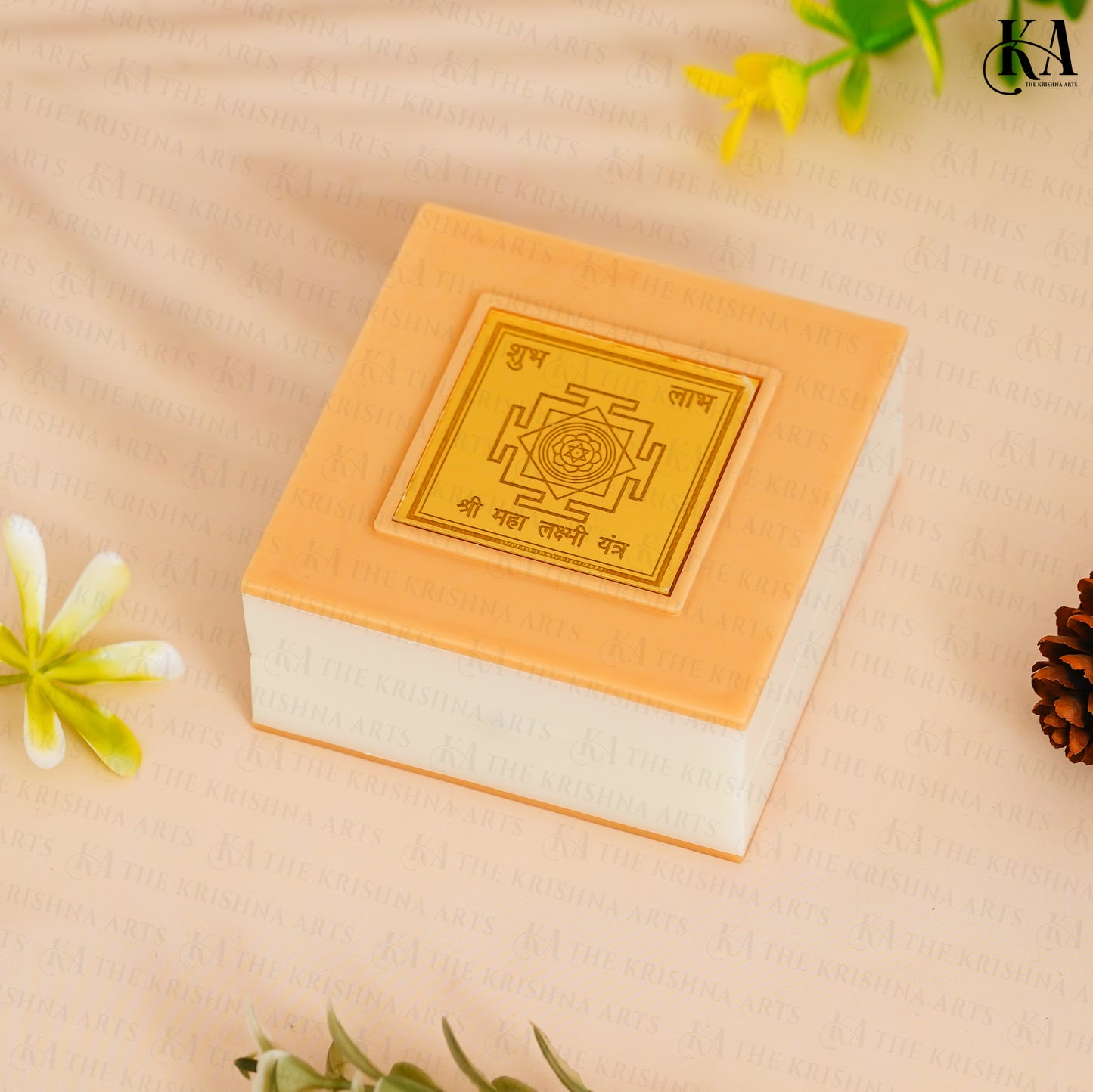 Lord Laxmi Ganesh Charan Paduka Box