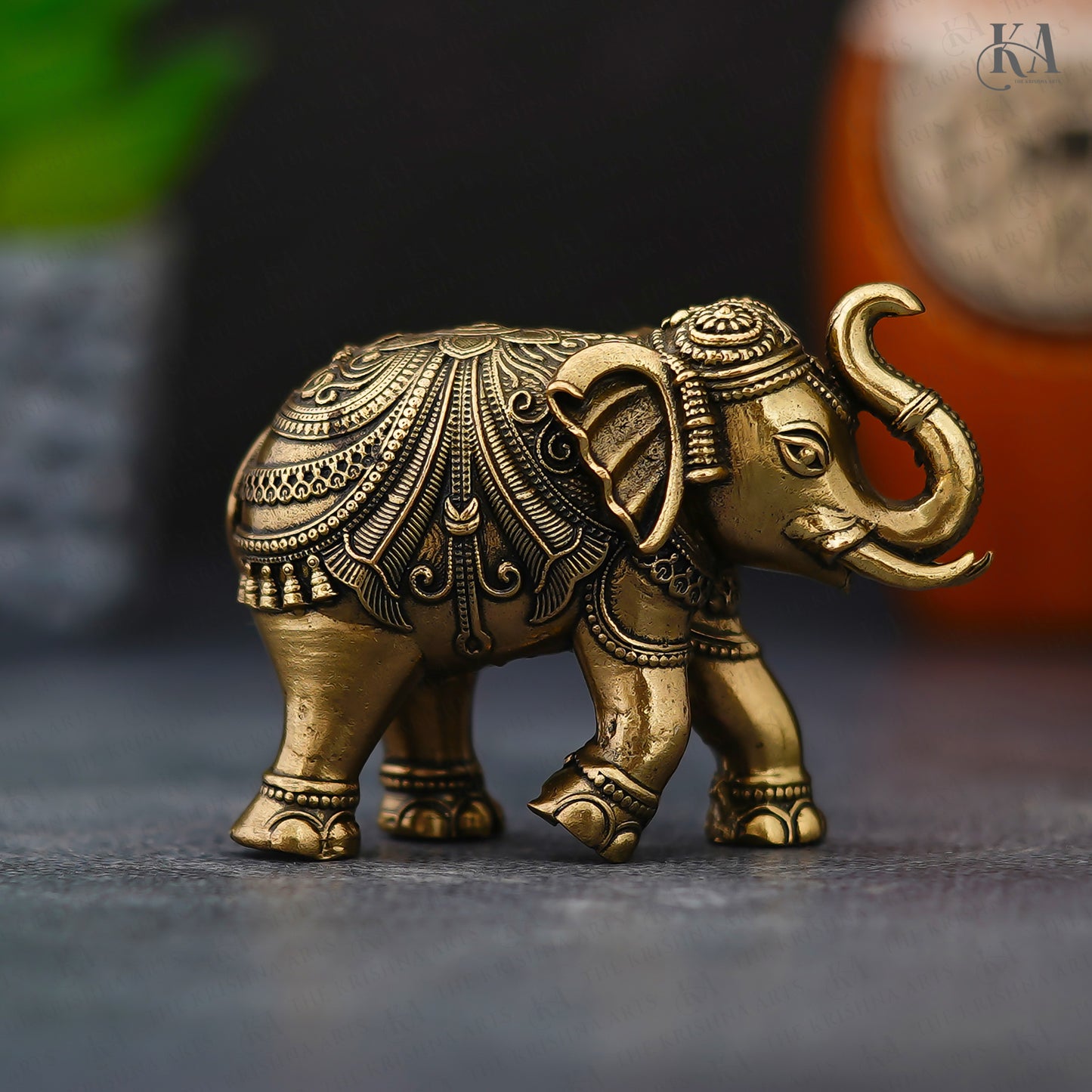 Brass Superfine Elephant Showpiece For Home